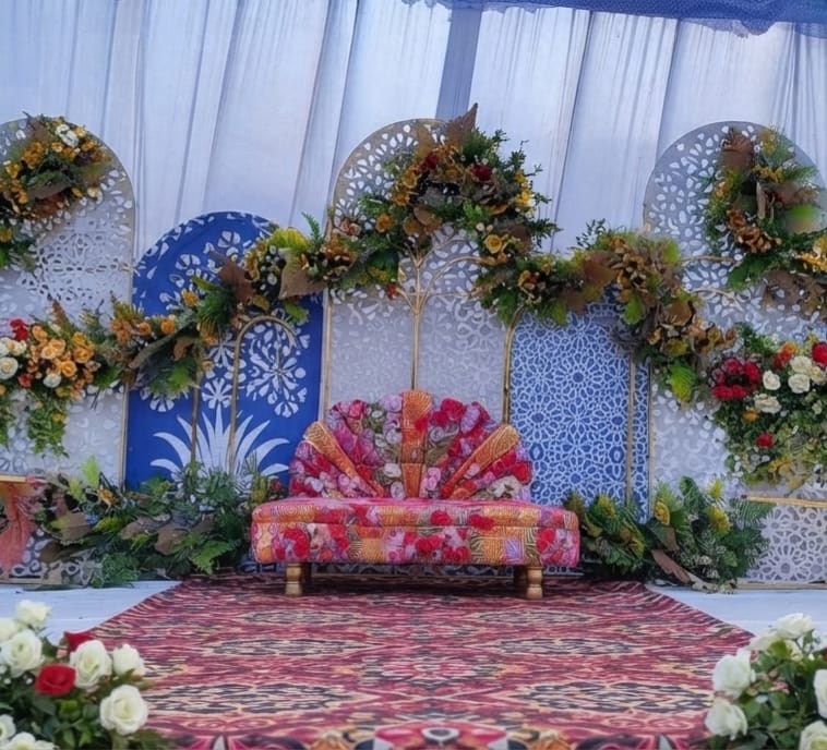 Wedding Stage Decoration in Patna, Bihar by Amit Events and Decorations